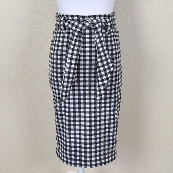 Maeve Dresses & Skirts - Anthropologie Maeve Gingham Plaid Pencil Skirt - XS